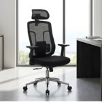 Ergonomic Office Chair, Gaming Chair Computer Desk Chair High Back Breathable, Mesh Back Adjustable 3D Armrest and Lumbar Support ABX-772