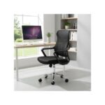Ergonomic Black Office Chair with Lumbar Support