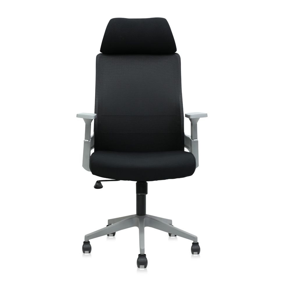 Ergonomic Grey & Black Office Chair for Gaming - Image 3