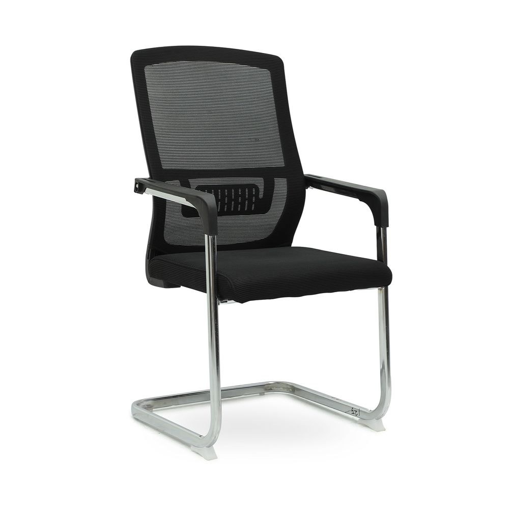 Visitor Chair Black Metal Frame - Image 2