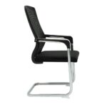 Visitor Chair Black Metal Frame