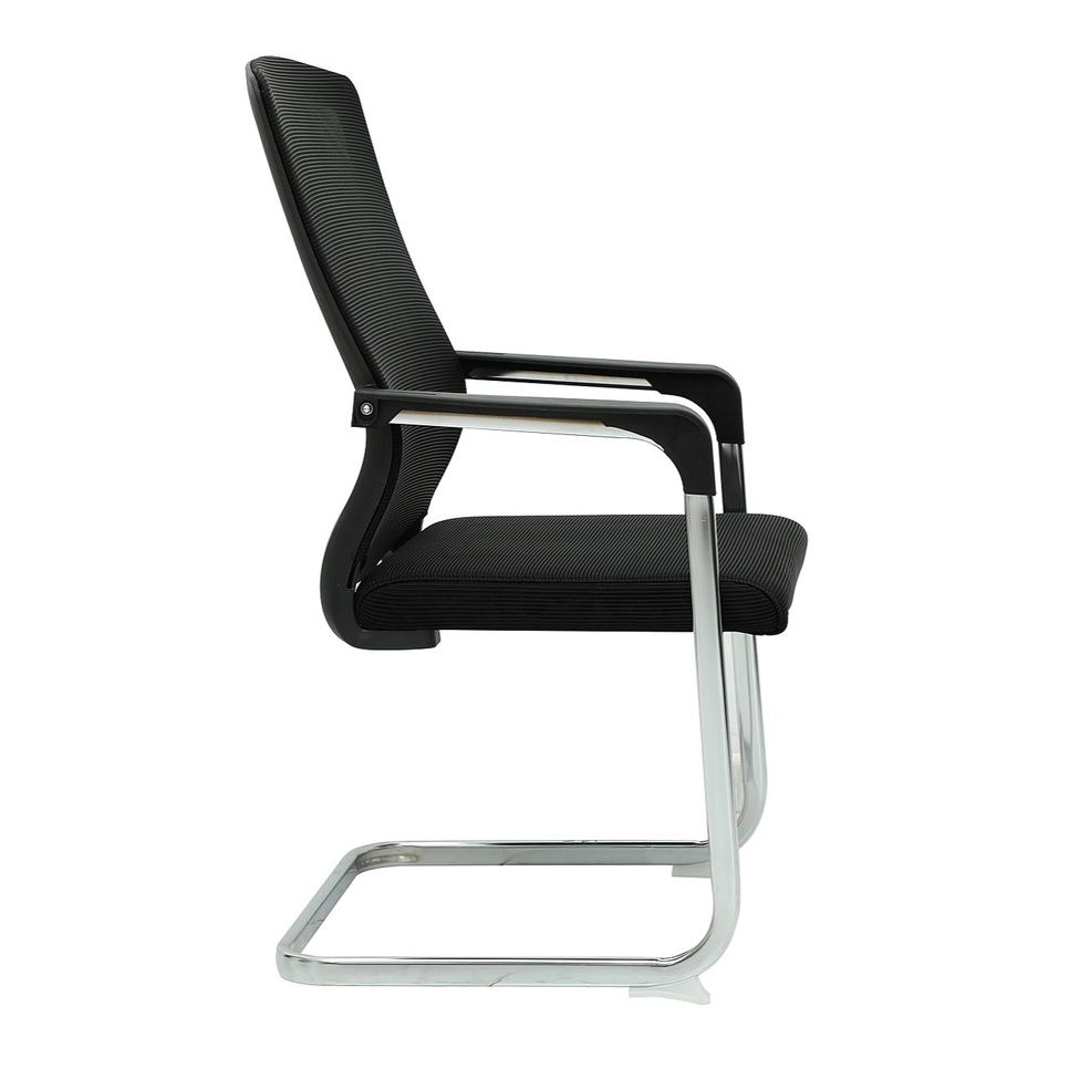 Visitor Chair Black Metal Frame - Image 3