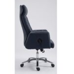 Maret Premium Executive High-Back Office Chair – Ergonomic Faux Leather Boss Chair with Padded Armrests, Diamond Tufted Design, and Heavy-Duty Chrome Base