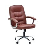 Ergonomic Office Chair Brown for Home Office