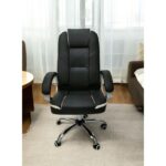 Ergonomic Black & White Office Chair for Home