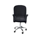 Black Office Chair with Lumbar Support for Home