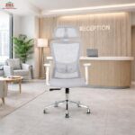 Grey Mesh Office Chair - Ergonomic Chair for Home Office