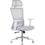 Grey Mesh Office Chair - Ergonomic Chair for Home Office