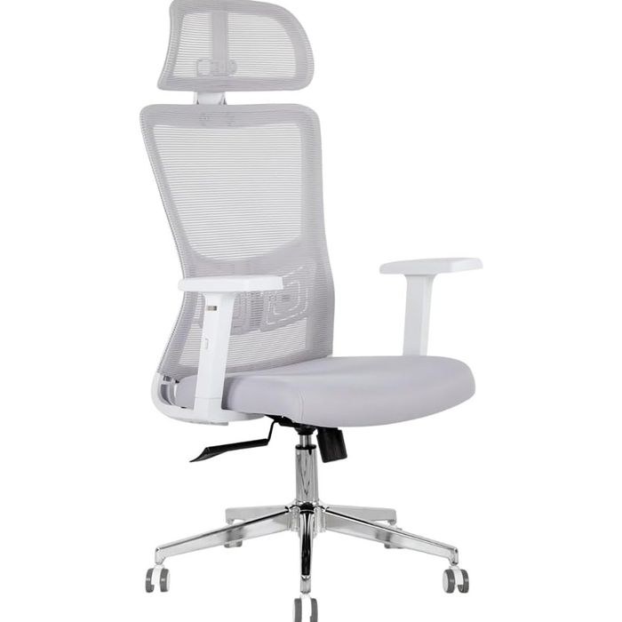 Grey Mesh Office Chair - Ergonomic Chair for Home Office - Image 2