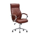 Brown Ergonomic Office Chair for Home and Office