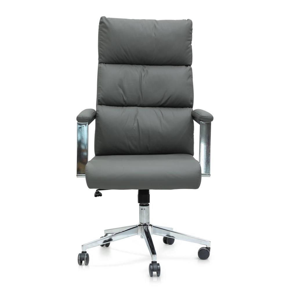 Ergonomic Grey Office Chair for Men - Image 2