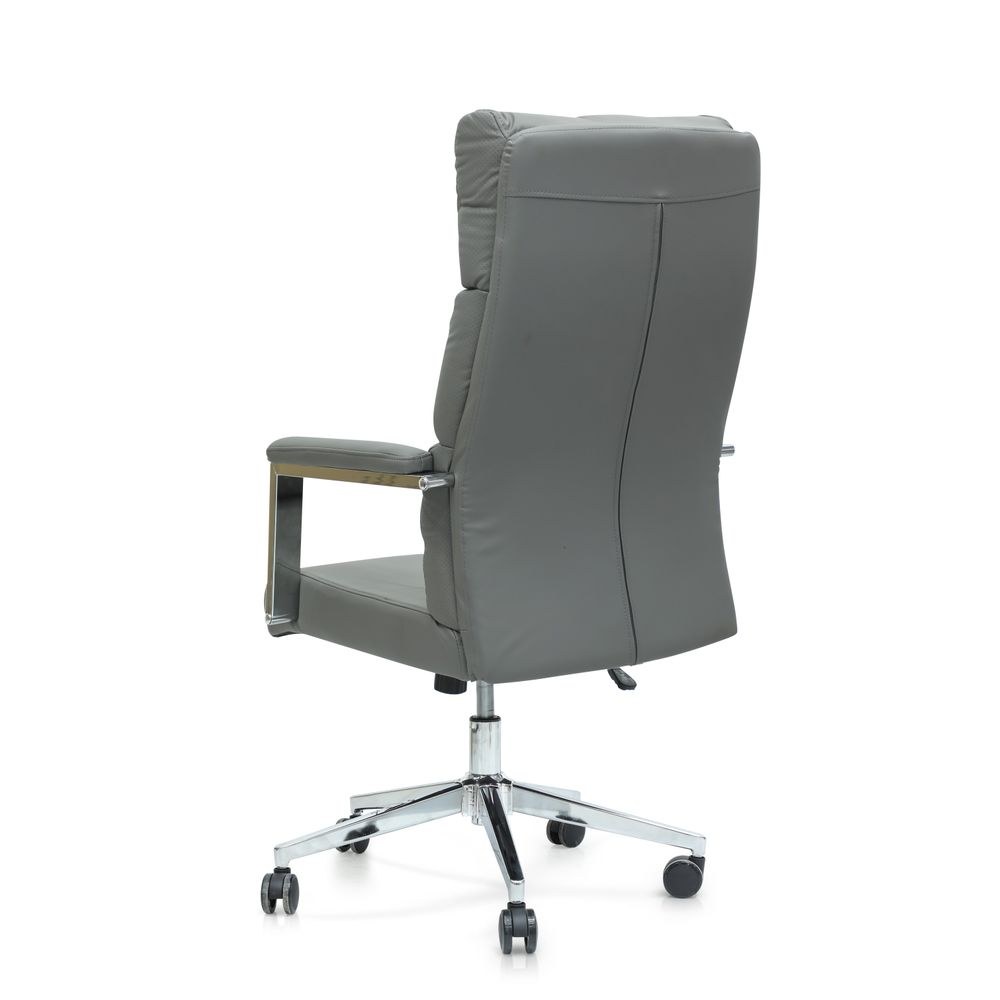 Ergonomic Grey Office Chair for Men - Image 3