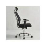 Ergonomic High Back Mesh Office Chair with Headrest – Adjustable Height, Lumbar Support & Swivel Wheels for Home & Office