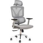 Grey Ergonomic Office Chair for Home Office