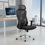 Ergonomic Black Office Chair for Adults
