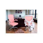 Ergonomic Pink Office Chair for Home