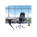 Office Chair Black PU Material for Home Office