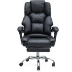 Executive Black Ergonomic Office Chair for Adults