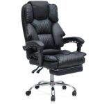 Executive Black Ergonomic Office Chair for Adults