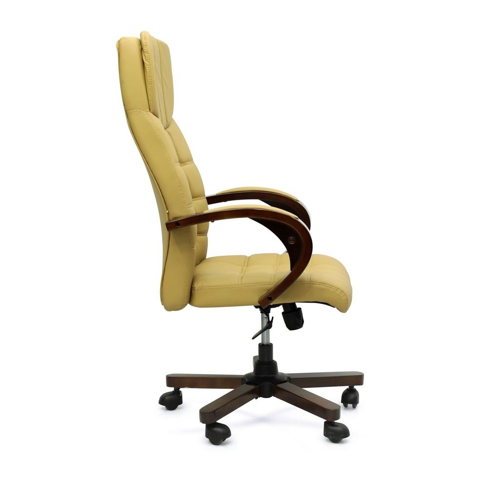 Executive Ergonomic Desk Chair Yellow for Office - Image 3