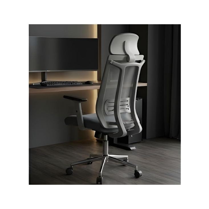 Ergonomic Office Chair, Computer Chair Desk Chair High Back Chair Breathable, Skin-Friendly Mesh Chair Adjustable 3D Armrest and Lumbar Support - Image 3
