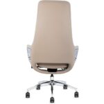 Executive High Back Office Chair Beige for Adults