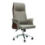 Premium High-Back Office Chair - Grey
