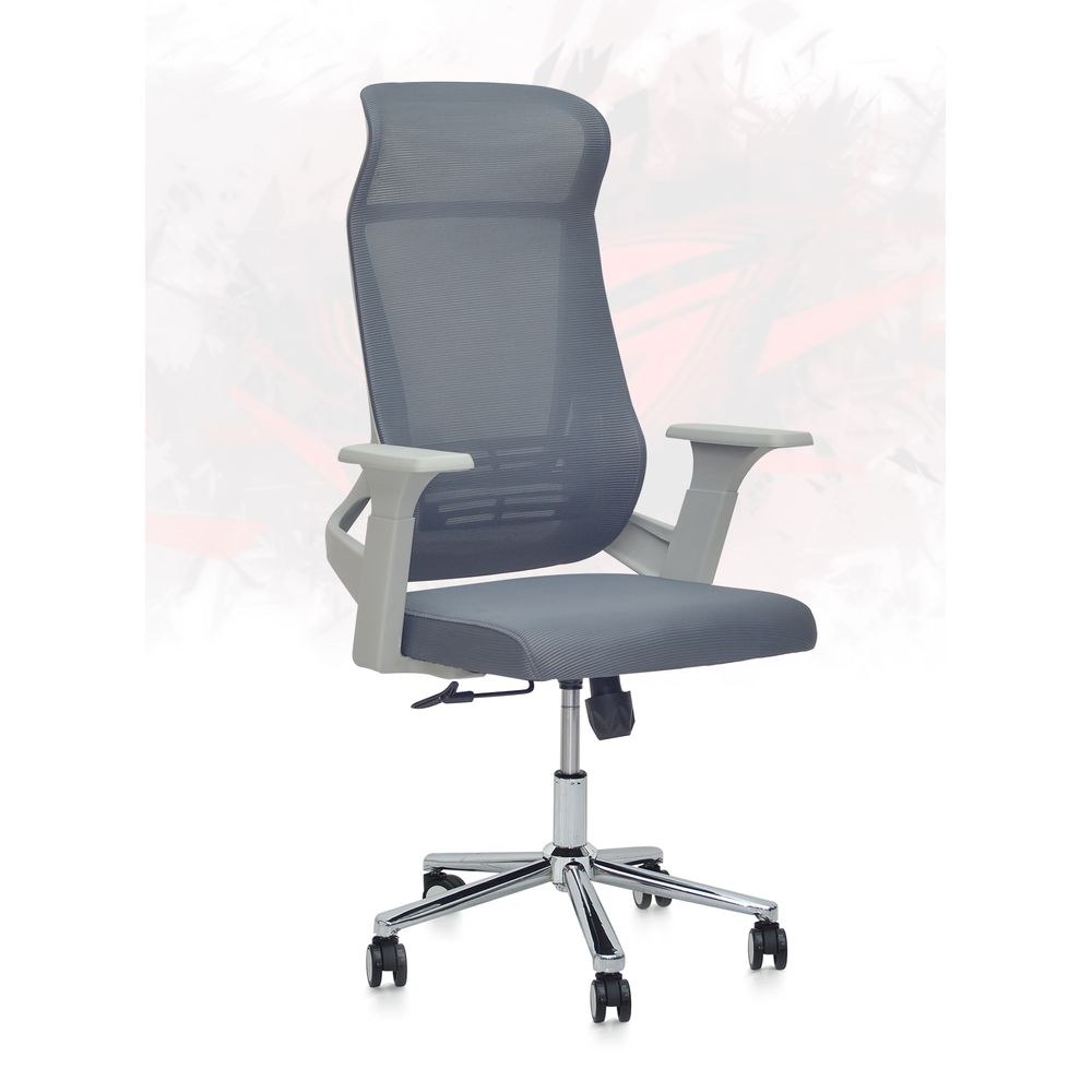 High Back Ergonomic Office Chair Grey/White