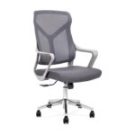 Ergonomic Grey Office Chair for Home