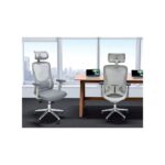 Grey Mesh Office Chair for Home and Office