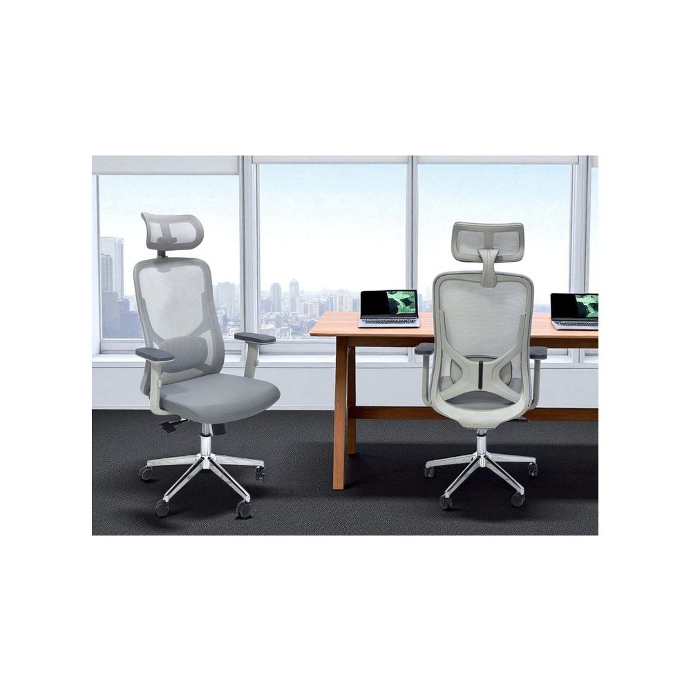 Grey Mesh Office Chair for Home and Office
