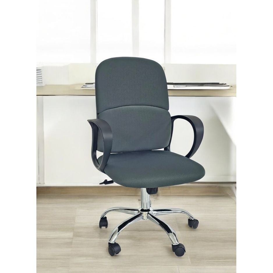 Ergonomic Grey Office Chair for Home - Image 3
