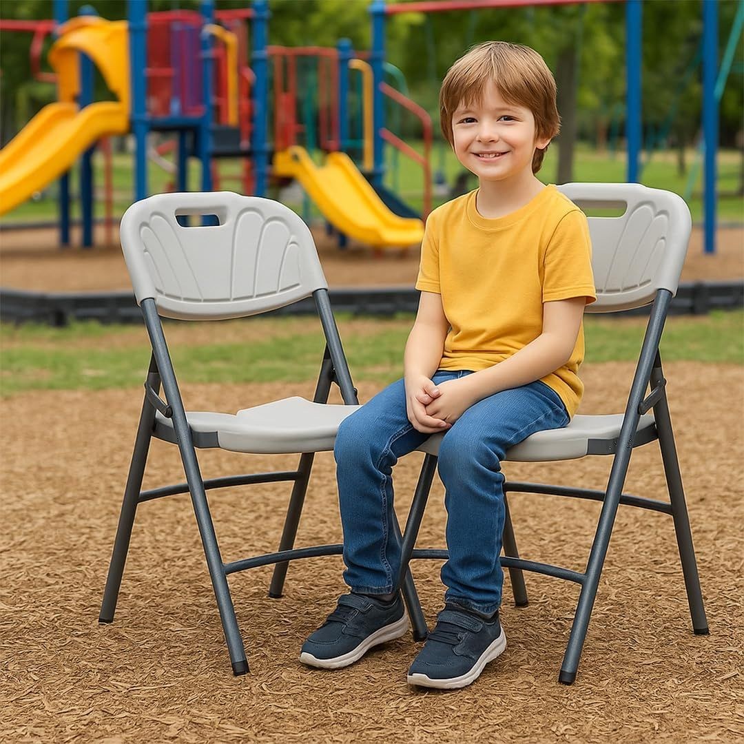 Metal Folding Chair 73x45x51.5cm - Image 4
