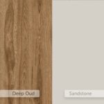 Marquise 3‑Piece Bedroom Furniture Set – Modern Dresser with 2 Matching Nightstands | Minimalist Design with Wooden Diamond Handles | Premium Bedroom Storage Set - Brown/ Beige- 2 Years Warranty
