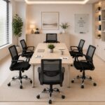 SP-908B-Blk Mesh Office Chair - Black