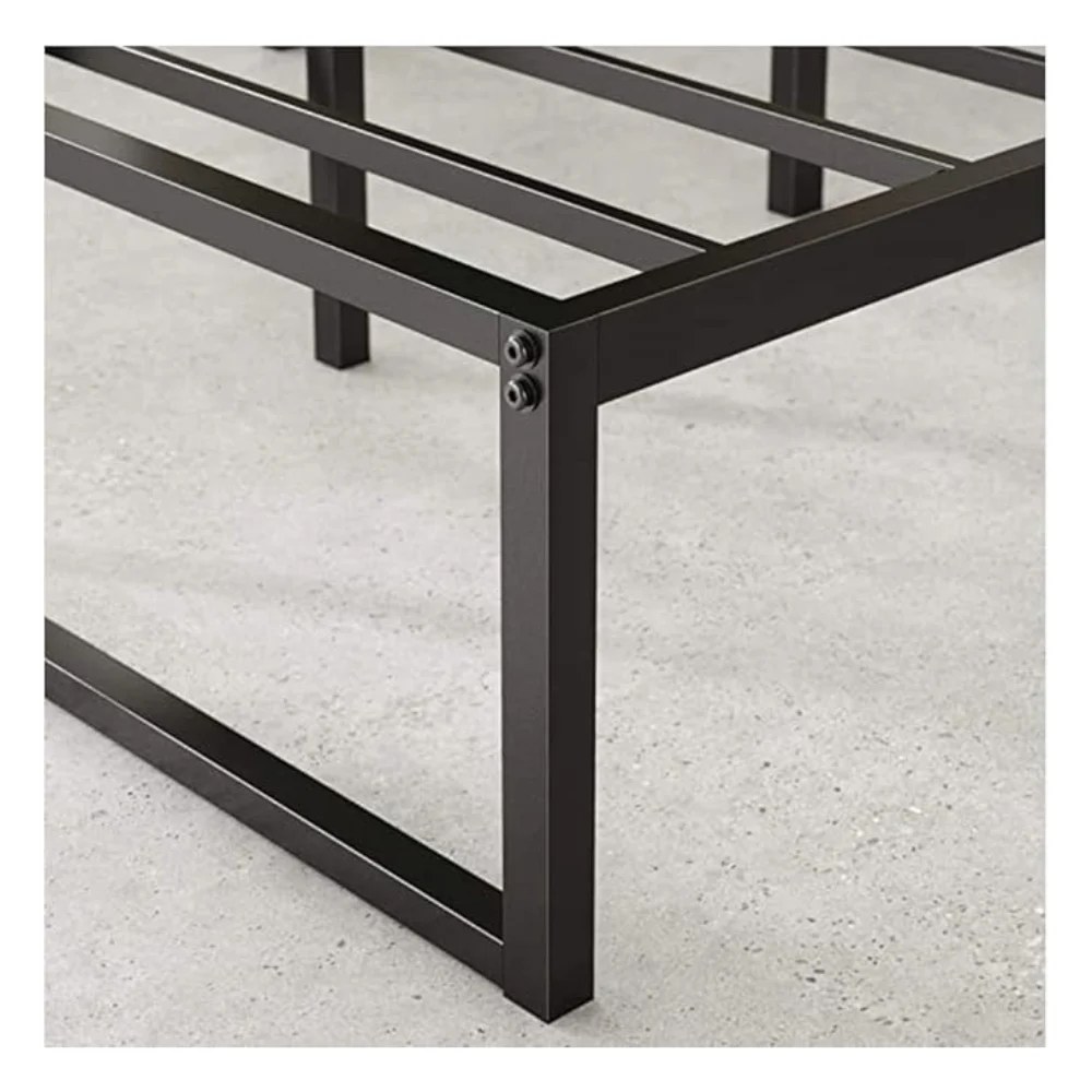 PNX Metal Platform Bed Frame with Steel Slat Support/Mattress Foundation (Twin, 10in) - Image 5