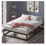 Panax PNX Metal Platform Bed Frame with Steel Slat Support/Mattress Foundation (Twin, 14inch)