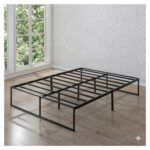 Panax PNX Metal Platform Bed Frame with Steel Slat Support/Mattress Foundation (Twin, 14inch)