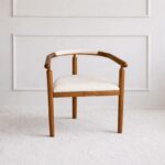 Kairo Wood Armchair White