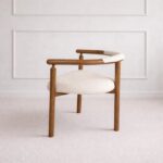 Kairo Wood Armchair White