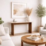 Arabia Marble Console Table Beige