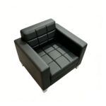 Maple Home Armchair of Office Sofa Set,Single Chair,PU Leather,Black,for Office Living Room