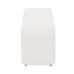 Maple Home Boucle Ottoman Upholstered Bench,150cm,White