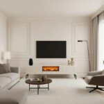 Myra Fire Tv Unit 200cm Cream