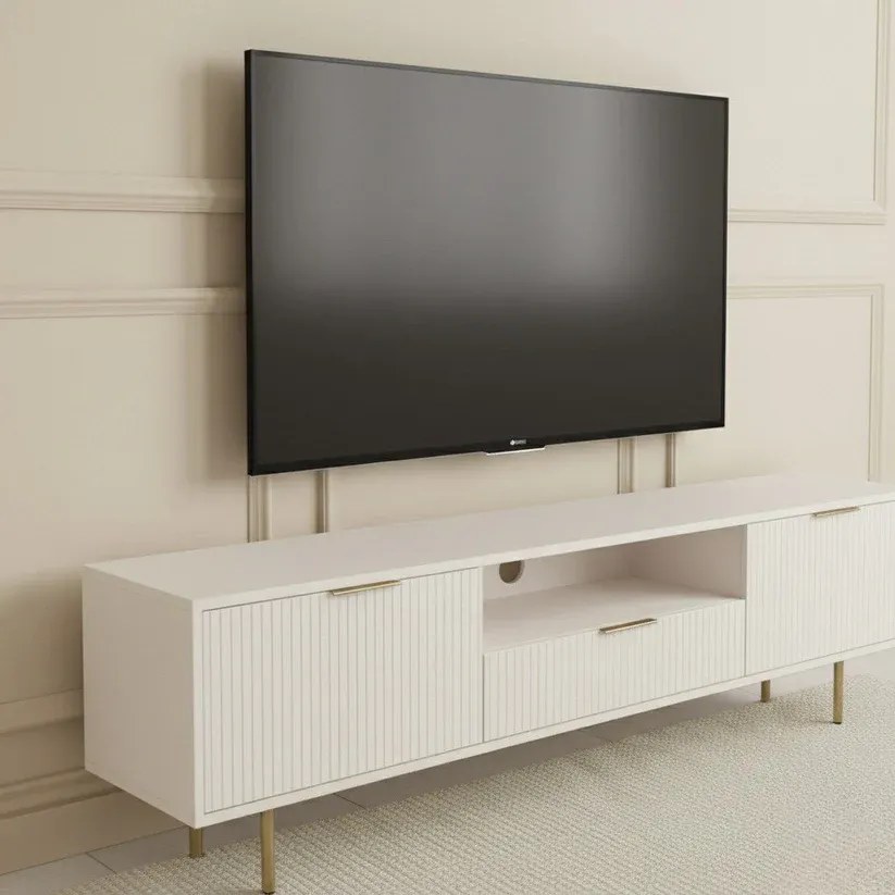 Zara Tv Unit Cream 200cm - Image 4