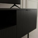 Zara Tv Unit Black 200cm