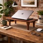 Ted Wooden Laptop Stand, Brown