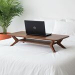Stride Wooden Laptop Stand - Brown