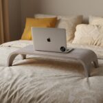 Revo Wooden Laptop Stand - Whitewash