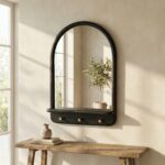 Arc Wall Mirror - Black